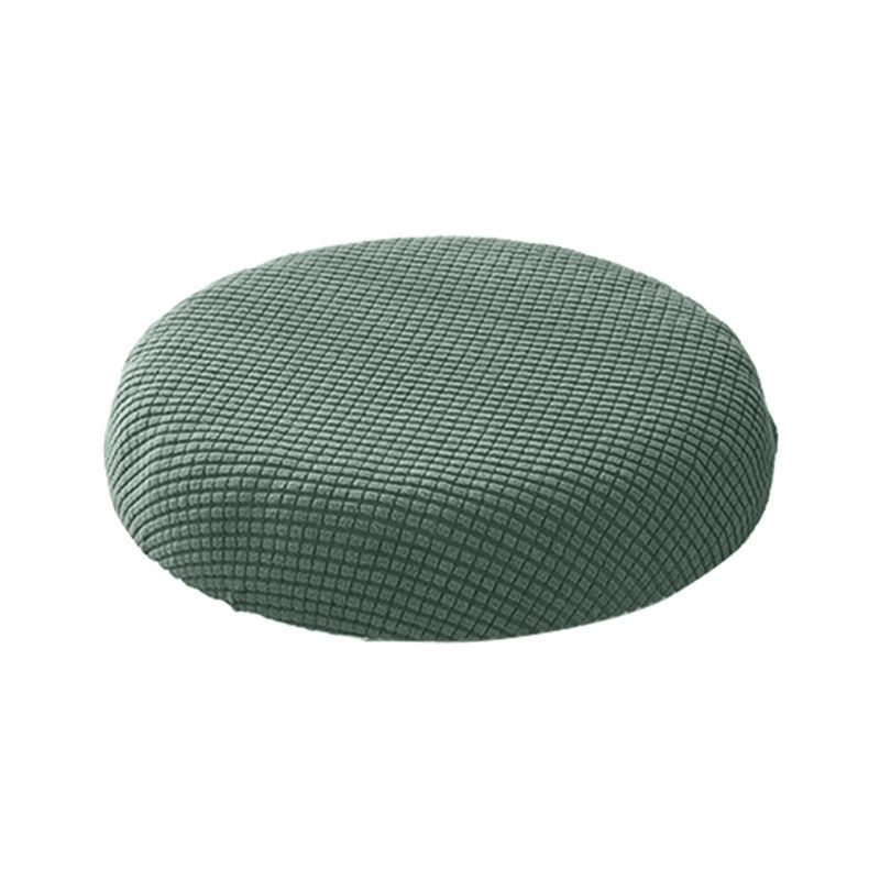 Round Stool Chair Cover Bar Stool Cover Chair Swivel Chair Cover Cushion Protectior Beauty Salon Stool Cover-Matcha green-Pack of 1