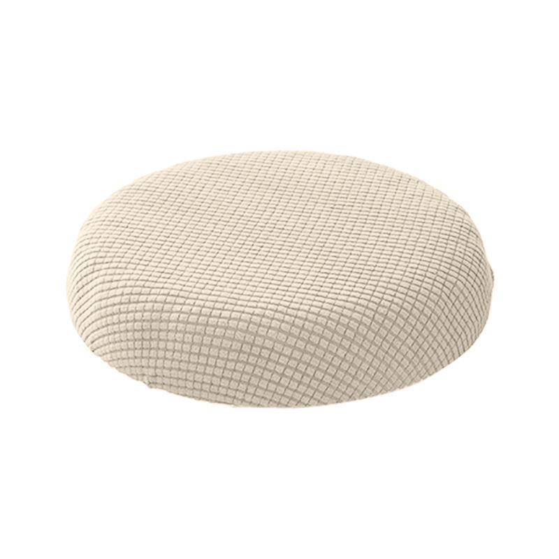 Round Stool Chair Cover Bar Stool Cover Chair Swivel Chair Cover Cushion Protectior Beauty Salon Stool Cover-beige-Pack of 2